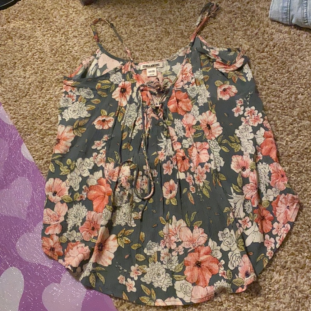 billabong flowery tank